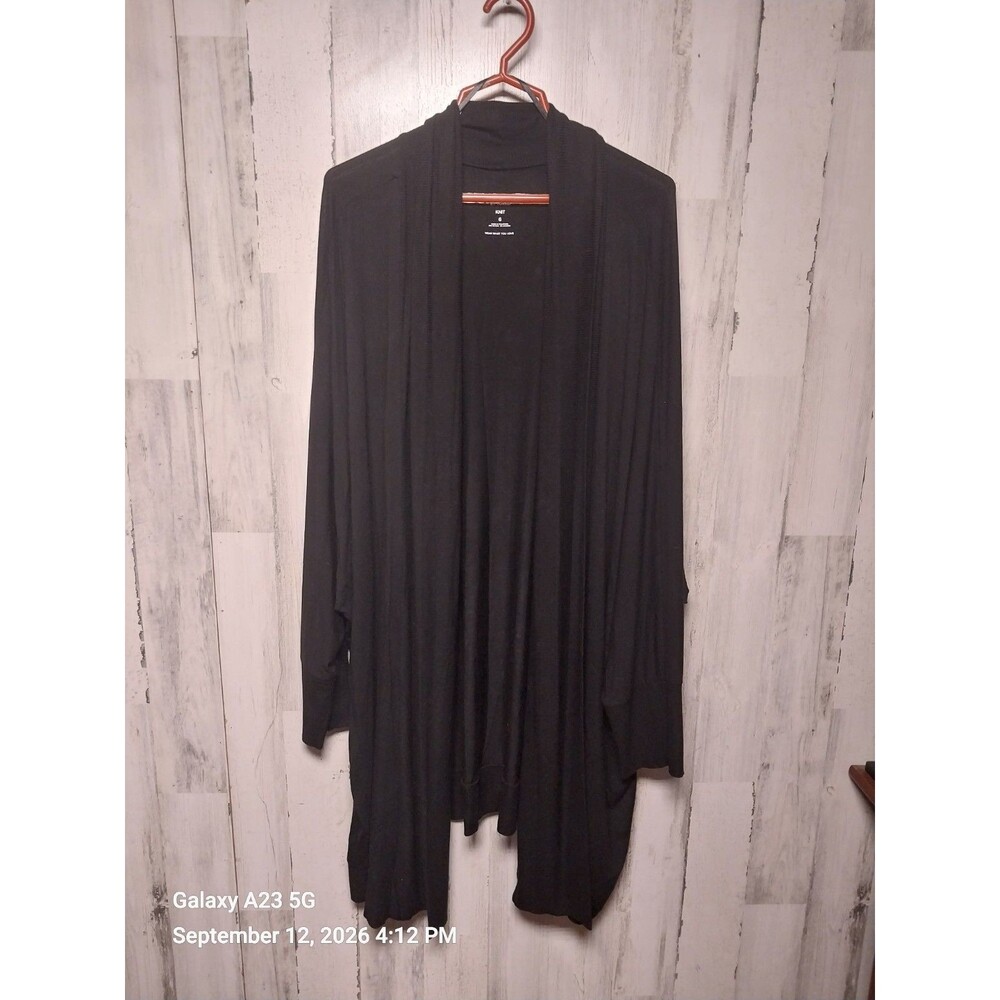 Torrid Plus 6X Super Soft Black Dolman Sleeve Open Style Cardigan